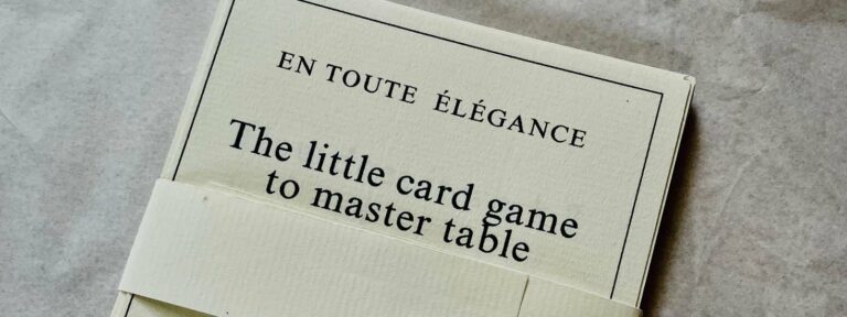 L'art de la table enseigné aux enfants